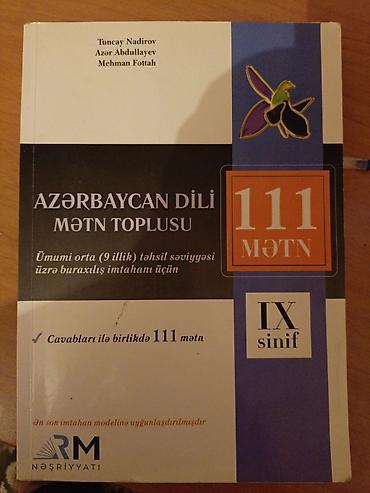 səviyə: Məhsul: “Azərbaycan dili – Mətn toplusu: 111 mətn” (IX sinif) - — 1