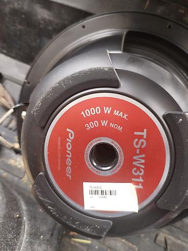 mersedes kalonka: Pioneer TS-W311 avtomobil сабвуferi, qutusu ilə birlikdə. Əsas — 1