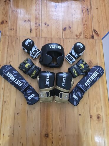 Самокаты: MMA / Kikboks / Boks üçün tam ekipaj dəsti Brendlər: Venum, Fistrage
