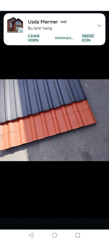 Dam örtüyü satışı və her reg var birbaşa zavodan satş aksusar var at lalafo.az — 4 Dam örtüyü satışı və her reg var birbaşa zavodan satş aksusar var — 4
