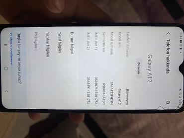 android box: Samsung Galaxy A12, 64 GB, rəng - Qara, İki sim kartlı — 1