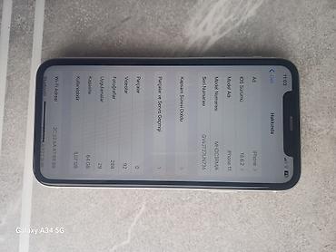 Apple iPhone: IPhone 11, 64 GB, Ağ, Simsiz şarj, Face ID, Sənədlərlə — 16