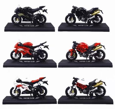 Книги и журналы: Motosiklet maketi 1:18 ölçüdə Moto oyuncaq 🏍 12 Azn Metrolara