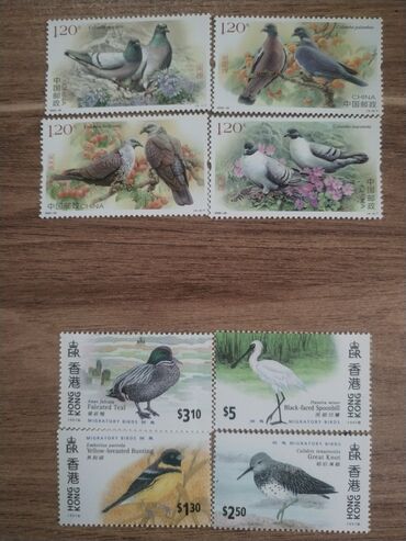 гипюровые платья: Mövzu: Çin və Honq Konq quş mövzulu poçt markaları dəsti Təsvir: -