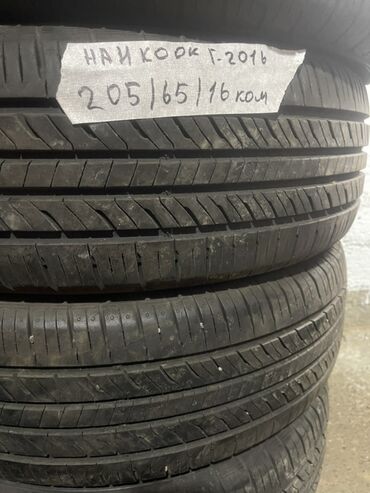 покрышка 205 60 16: Шины 205 / 65 / R 16, Лето, Б/у, Комплект, Легковые, Корея, Hankook