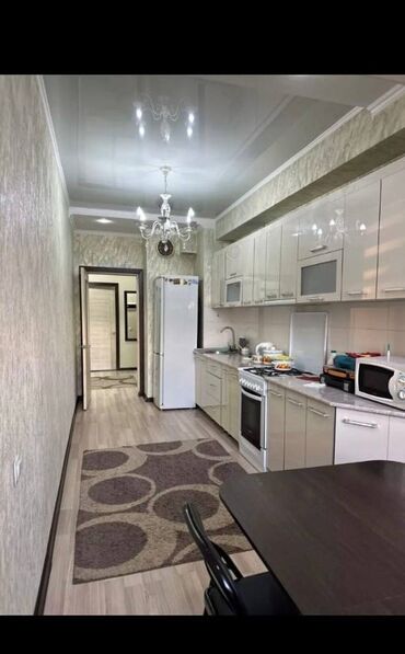 центральная мечеть: 3 комнаты, 93 м², Элитка, 3 этаж, Евроремонт