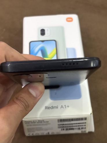 m50 qara: Redmi A1+ – smartfon - Ekran: 6.52" HD+ böyük displey, damcı tipli — 6