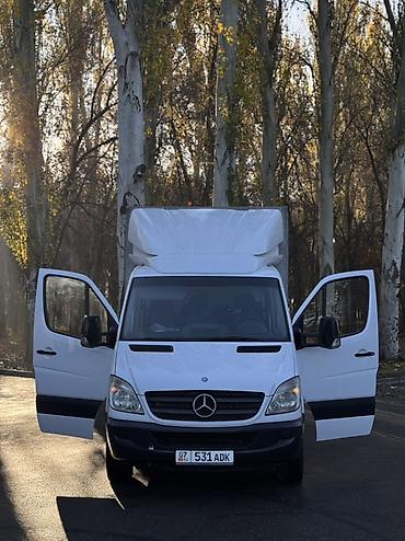 w210 e320: Mercedes-Benz Sprinter (двухрядная кабина) — тентованный бортовой — 10