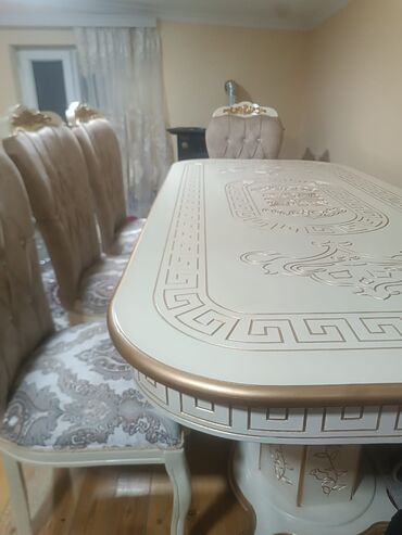 kreditlə mebel: Yeni, Açılan, 6 stul