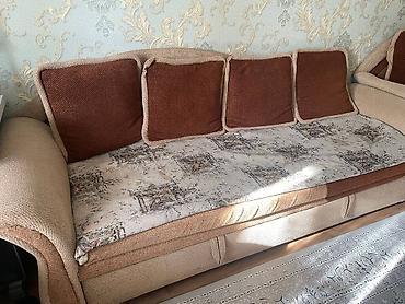 дешёвые вещи: Прямой диван, Б/у — 3