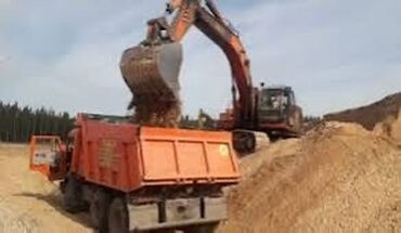 Песок: Доставка сыпучих материалов - вывоз строительного мусора - балласт на