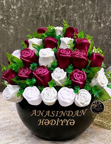 qırqovul qiyməti: Hər növ qəbirüstü dekorların və daş güllərin sifarişlə — 4