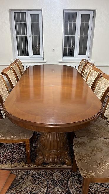 study table: Стол для зала, Б/у, Складная, Овальная — 3