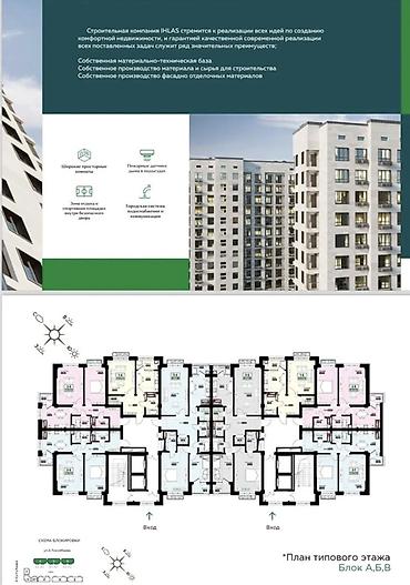 Новостройки от застройщика: Строится, Элитка, 2 комнаты, 78 м² — 2