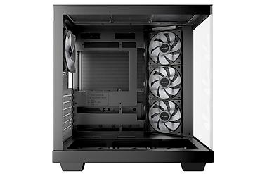 ventilyator su ile: 🔥 Be quiet! Light Base 500 LX Black (BGW85) korpusu tam panoramik — 3