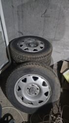 дом на колесо: Дөңгөлөктөр монтажда 195 / 65 / R 15, Кыш, Жаңы, Комплект, Жеңил унаалар, Темир, тешиктери - 4