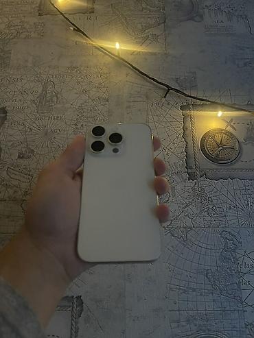 48: IPhone 15 Pro, Б/у, 128 ГБ, Серебристый, Чехол, 87 % — 1