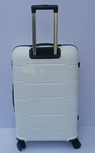 Putni koferi i torbe: Tvrdi kofer na točkićima – bela boja - Materijal: ABS/plastika sa — 10