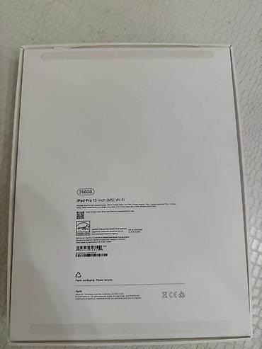 Apple iPad: İpad 13 pro inch (M5) 256 GB pil 99 . ABŞ dan alınıb. 7 ay — 6
