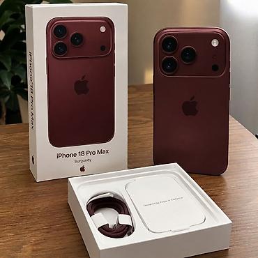 IPhone 18 Pro Max, Новый, 512 ГБ, Бордовый, Коробка, 100 %