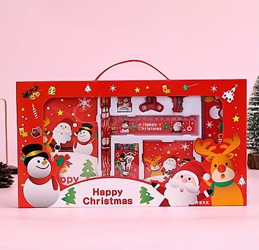 аниме вещи: Подарочный новогодний набор канцелярии “Happy/Merry Christmas” Яркий — 3