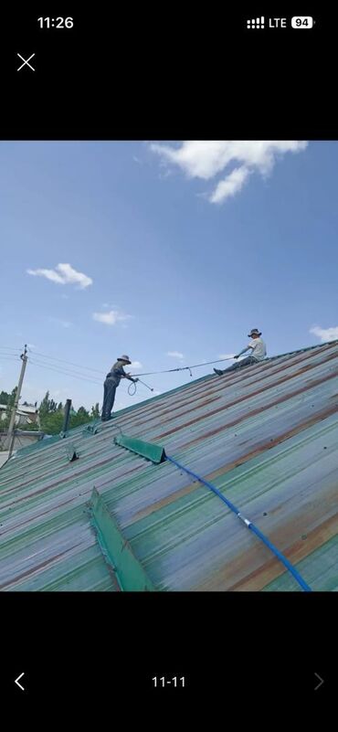 Покраска: Покраска кровли снаружи под ключ. - Профессиональное нанесение краски — 3