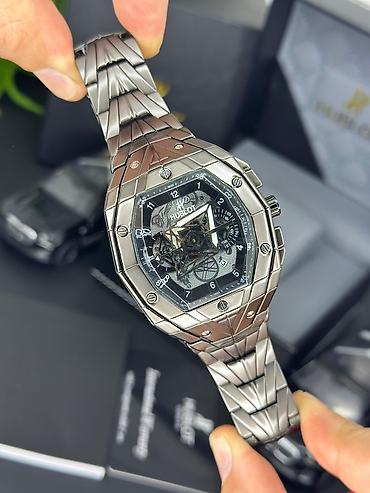 Qol saatları: Yeni, Qol saatı, Hublot, rəng - Qara — 5