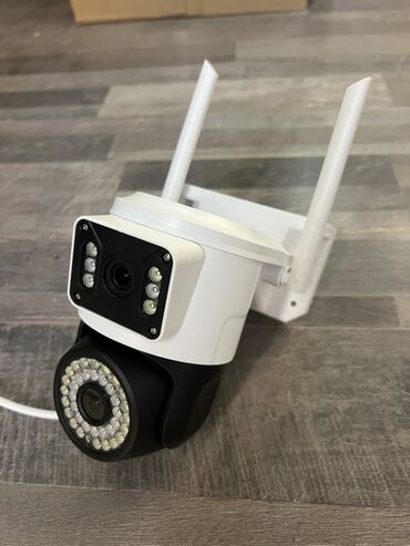 Ağıllı Wi‑Fi/PTZ açıq hava təhlükəsizlik kamerası - İkiqat obyektiv
