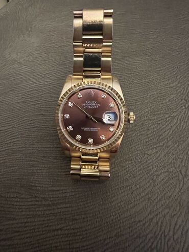 qizil saatlar instagram: Б/у, Наручные часы, Rolex, цвет - Золотой