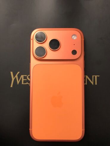 ucuz iphone 7: IPhone 17 Pro, 256 GB, Narıncı, Face ID