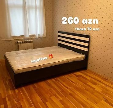 Çarpayılar: Yeni, İkinəfərlik çarpayı, Bazasız, Matras ilə, Siyirməsiz, Azərbaycan — 1