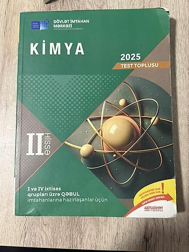 avqust heykəli: Dövlət İmtahan Mərkəzinin **Kimya 2025 Test Toplusu – II hissə** — 4