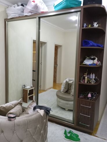 metbex ucun skaf: Б/у, Купе, 2 двери Прямой шкаф, Шкаф в прихожей, Азербайджан