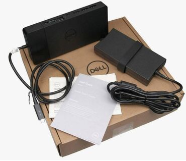 ноутбуки на запчасти: Док-станция Dell WD19S with 130W AC adapter (WD19-4892), черная