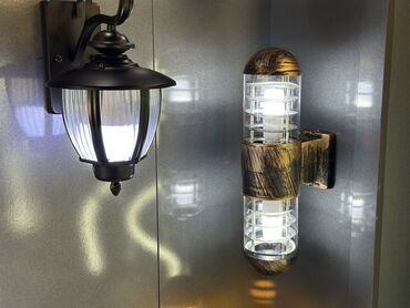 Bra, divar lampaları: Çöl işıqları, lampası dəyişən modellərdir. 18 azn -dən başlayır — 14