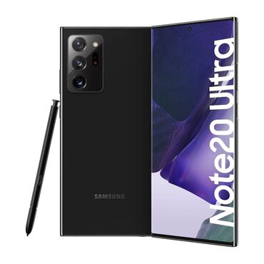 телефон токмок айфон: Samsung Galaxy Note 20 Ultra, Колдонулган, 256 ГБ, түсү - Кара, 1 SIM