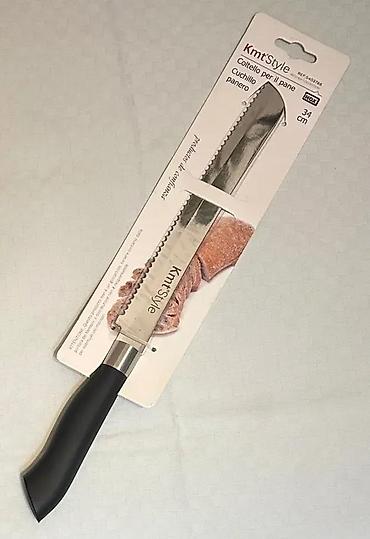 mala stega: Nož za hleb KmtStyle 34cm NOVO. OPIS PROIZVODA: Dužina sečiva 21 cm — 2