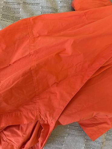 elipsa blejzeri: AT.P.CO Her – duga narandžasta haljina na preklop - Model: maxi/duga — 3