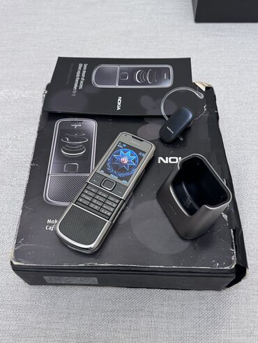 antikvar telefonlar: Nokia 8 Sirocco, 4 GB, rəng - Boz, Düyməli