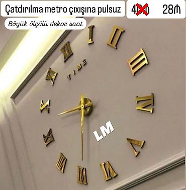 saat divar: _🕰️ *RUM RƏQƏMLİ* _*SAATLAR*_ 🕰️ *_ENDİRİMDƏ_* Ev və ofislərinizə — 1