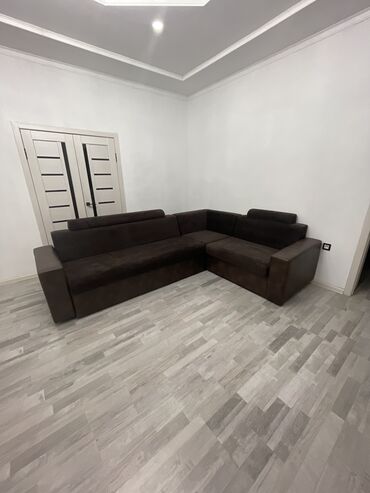 выкуп мебель: Угловой диван, цвет - Коричневый, Б/у