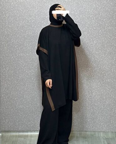 Hicab: Hicab paltarları. Panço, makaronka don, yupka dəst, anqorka geyim — 12