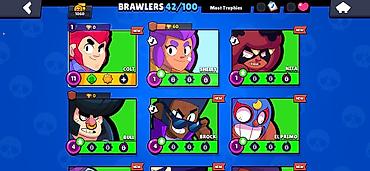 random şeylər: Brawl Stars hesabı (Supercell) - Kupa: 1060+ - Brawler sayı: 42/100 - — 3
