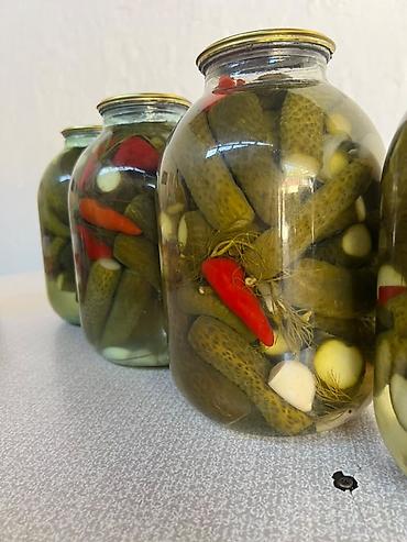 Домашние маринованные огурцы в 3‑литровых банках. заказывайте — 2