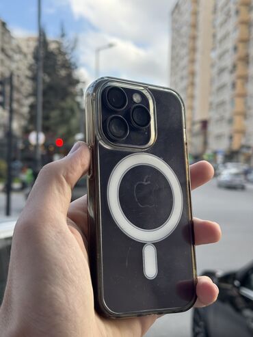 telefon qusar: IPhone 14 Pro, 256 GB, Deep Purple, Simsiz şarj, Face ID, Sənədlərlə