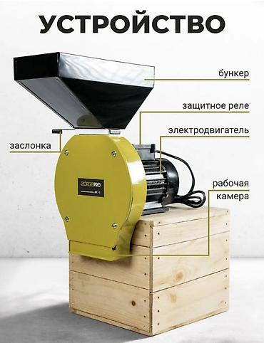 Зернодробилки: Зернодробилка, Однофазное 220 В, Новый — 6