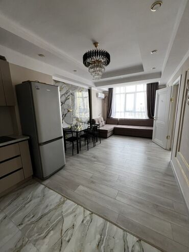 цены на недвижимость в бишкеке 2023: 2 комнаты, 58 м², Элитка, 10 этаж, Евроремонт