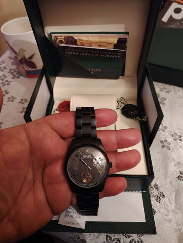 Qol saatları: Yeni, Qol saatı, Rolex, rəng - Qara — 6