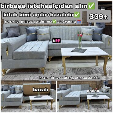 Künc divan, Qonaq otağı üçün, Bazalı, Açılan, Kitab