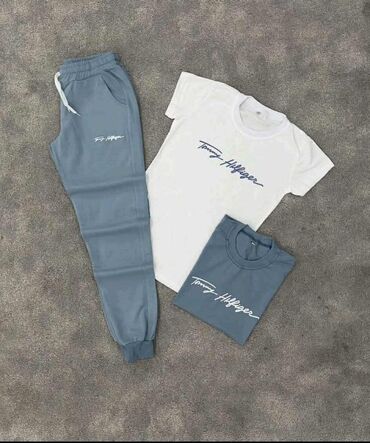 Trenerke: Komplet, XL (EU 54), S (EU 48), M (EU 50), Tommy Hilfiger, bоја - Tamnoplava, Pamuk — 4